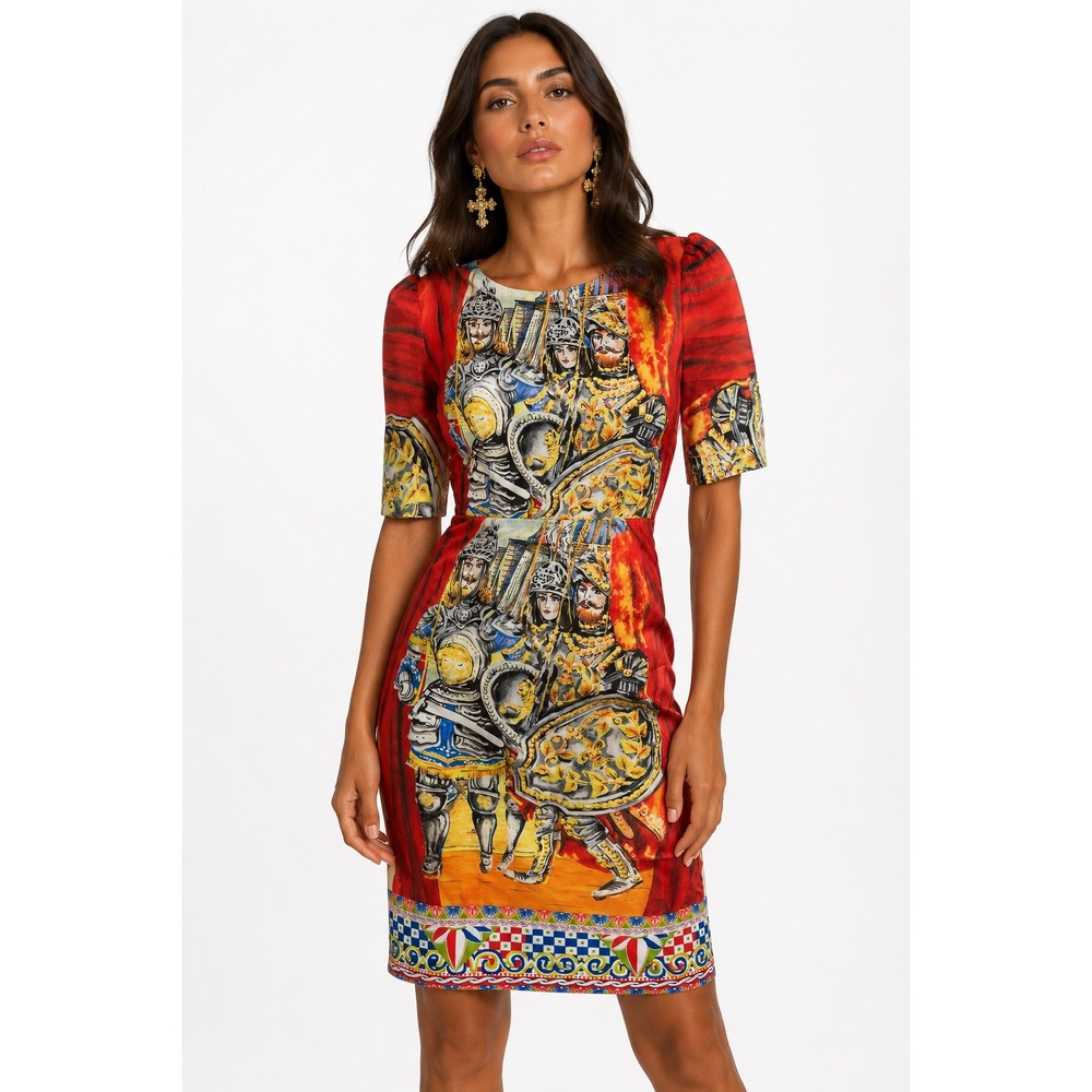Dolce & Gabbana Spring 2013 Soldiers Dress Size S